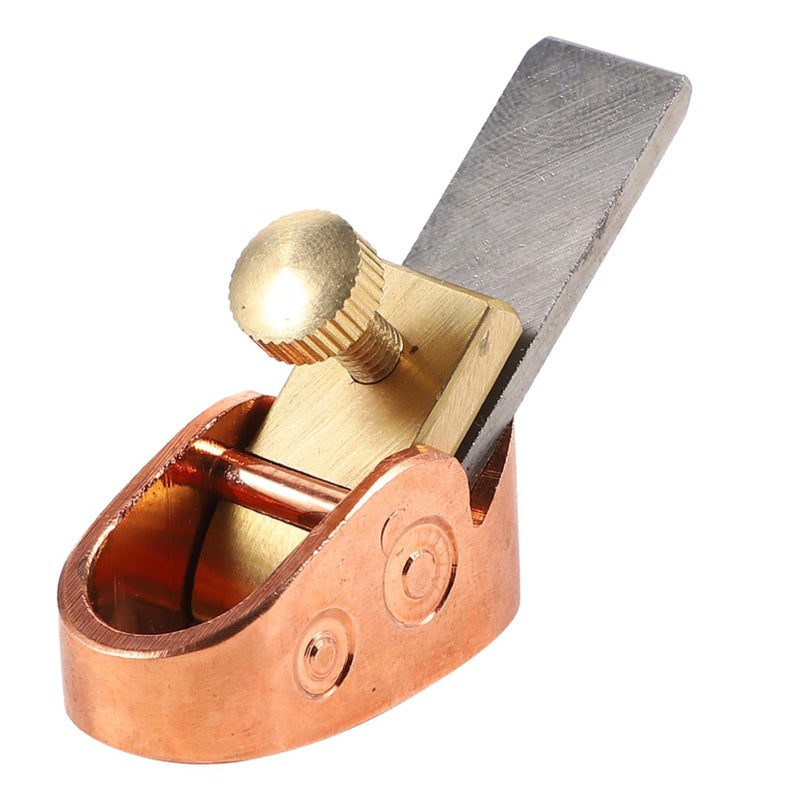 Brass Thumb Plane For Violin Cello Instrument Making Compact Woodworking Hand Planer - Image 2