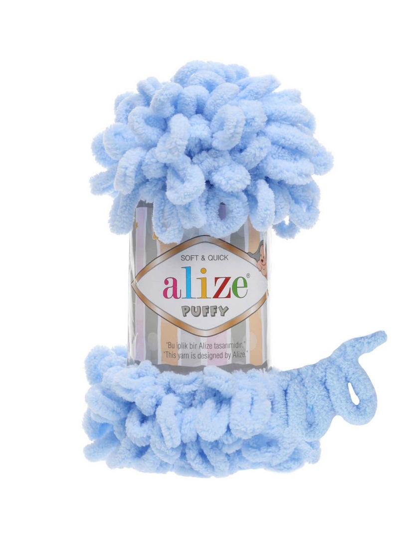 ALIZE Puffy Micropolyester Hand Knitting Yarn 100 Gram 9 Metre