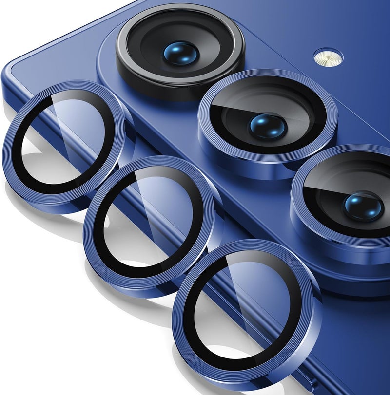 wsken for Z Fold 7 Camera Lens Protector Case Cover - Ultra HD Anti-Reflective Tempered Metal Glass Anti Scratch Rear Camera Screen Protector Film for Samsung Galaxy Z Fold 7 5G Accessories,Blue - Image 1