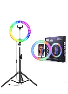 RGB LED Ring Light with Tripod Stand - Model MJ33 - Soft Dimmable Light with 360° Rotation - pzsku/Z7B1289CE8CC4AF980D8BZ/45/_/1733314262/b80acf54-0f5f-4ef9-b70f-a727eb7387c6