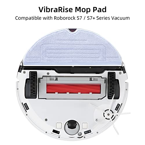 AnDongo 12 Pcs Mop Cloth Pad for Roborock S7 S7 S7 MaxV S7 MaxV Plus S7 MaxV Ultra S7 Pro Ultra S8 S8 Robot Vacuum Microfiber VibraRise Mopping Pad Replacement Accessory Blue Gray - Image 3