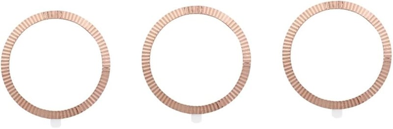 3Pcs Scratch Resistant Metal Bezel Ring Cover For Smartwatch Protection Easy Installation - Image 1