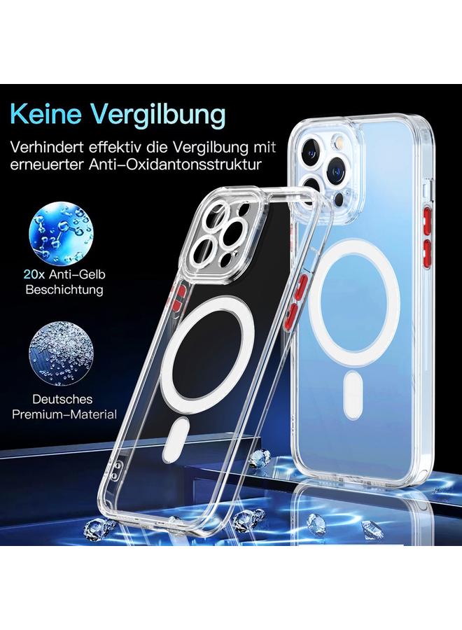 Zaboon Case For iPhone 13 Pro Max Cat-eye TPU + Acrylic Magsafe Phone Case - Image 2