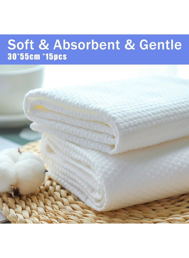 CHANHOO Disposable Pet Bath Towel,15 PCS Portable Pet Grooming Towels,11.8 x 21.6 inch Convenient Pet Cleaning Towel Pet Drying Towels,Absorbent Bath Towel for Small Dog Puppy Cat - Image 5