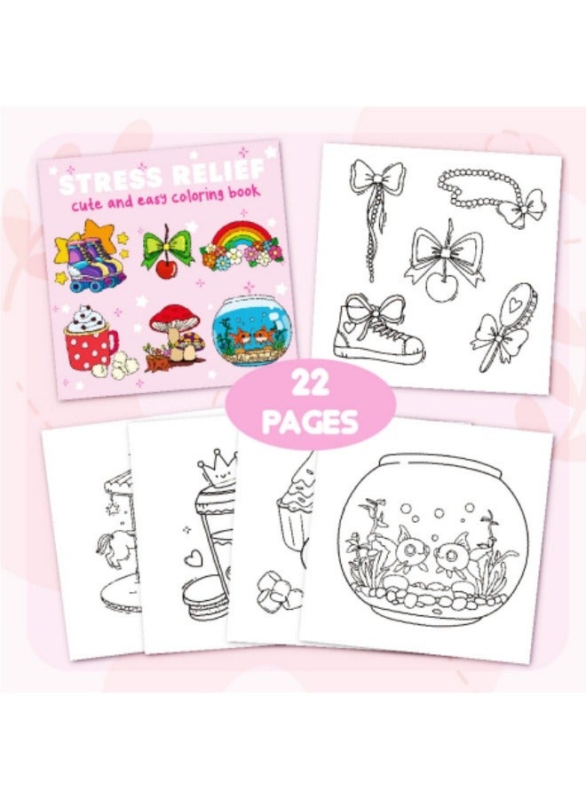 STRESS RELIEF Coloring Book Adult And Teen Drawings - Image 2