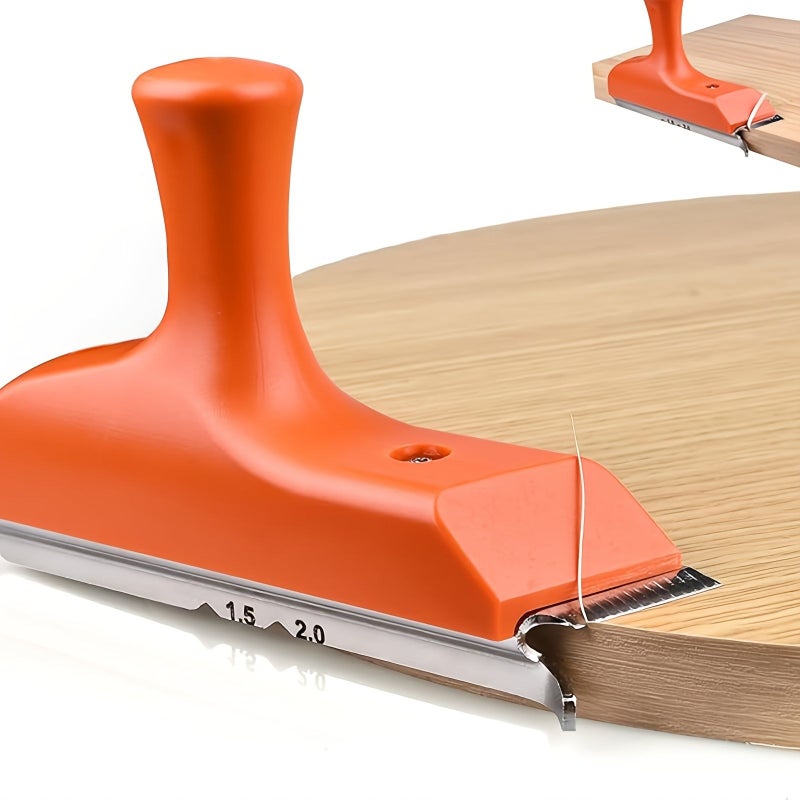 Edge Banding Trimmer With Sharp Stainless Steel Blades And Ergonomic Grip Suitable For Veneer PVC And ABS On Straight Curved And Chamfered Edges 1 Pack - Image 1