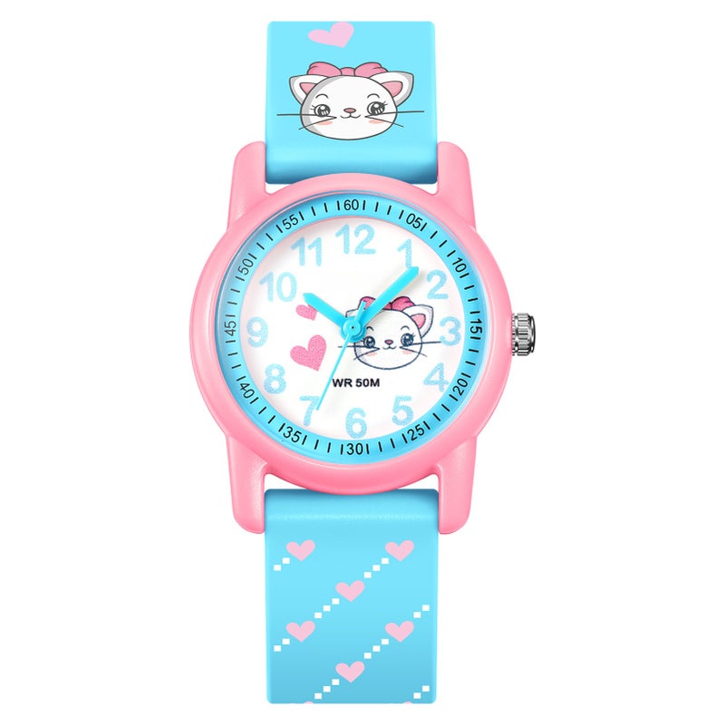 SKMEI 2157 Cartoon Children's Watch 50 Meter Waterproof Cartoon Printed Strap Quartz Movement - Image 5