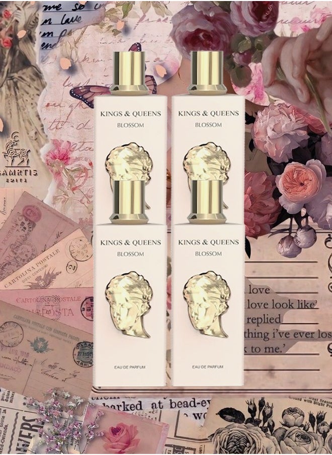 AMARAN 4 Pieces Kings And Queens Blossom Perfume For Women 100ml EDP  - Image 1