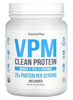 NaturesPlus VPM Clean Protein Unflavored 1.16 lbs (525 g) 