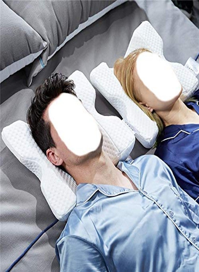FAYBY Memory Foam Pillow, Anti-Hand Numb & Anti Snore, Arched Pillow Slow Rebound Pressure Neck/Shoulder/Back Improve Sleep Protect Arms - Image 4