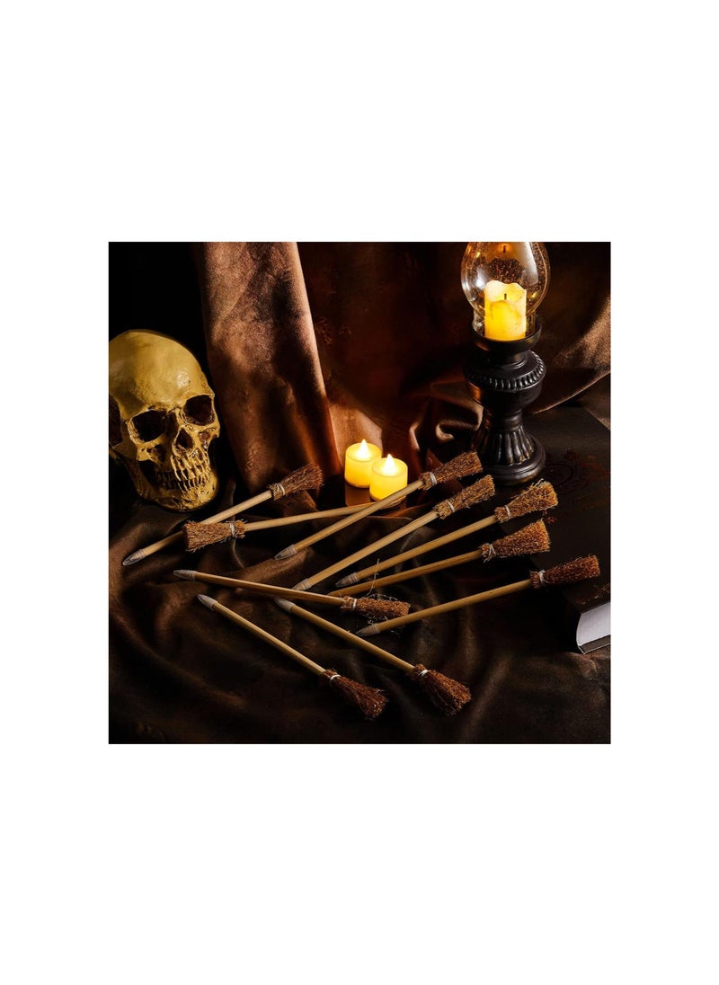 Generic - Witch Broom Pencils, 12 Pieces, Halloween Party Favors, Suitable for Kids, Teens, Adults, Classroom Supplies - Image 1