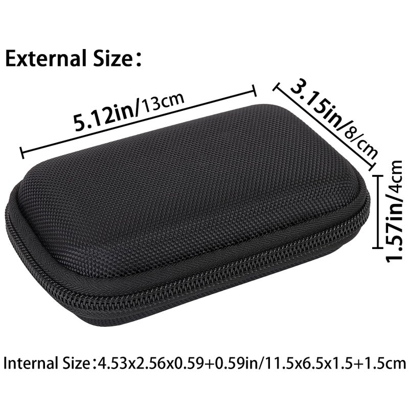 Aenllosi Hard Travel Case Compatible with Western Digital My Passport External Hard Drive 500 GB/1/2/4 TB,Portable Bag for WD Solid State Drives& USB Cable(Case Only,Black) - Image 4