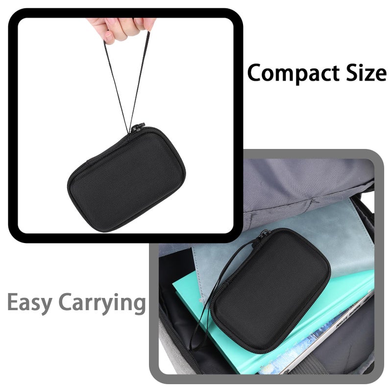 Aenllosi Hard Travel Case Compatible with Western Digital My Passport External Hard Drive 500 GB/1/2/4 TB,Portable Bag for WD Solid State Drives& USB Cable(Case Only,Black) - Image 5