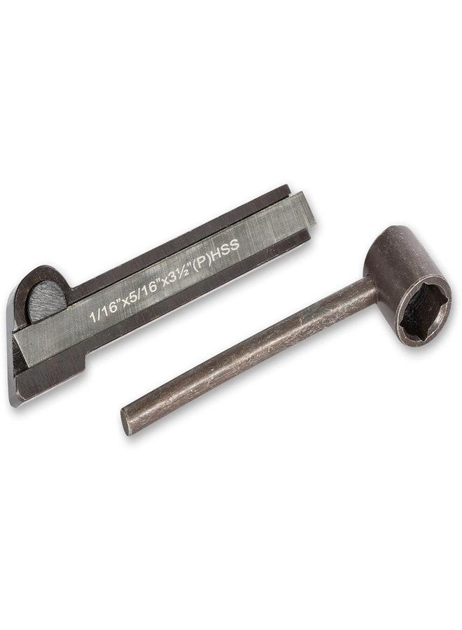 Lathe Parting Tool Holder With HSS Blade 1/16" x 5/16" x 3.1/2"