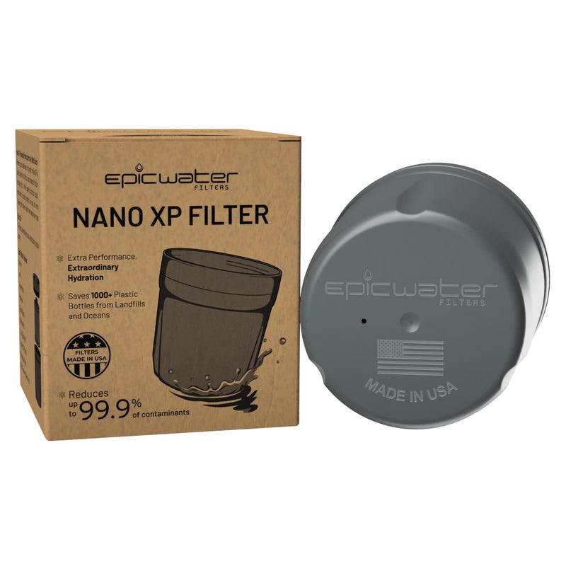 Epic Water Filters REPLACEMENT FILTER for Epic Nano XP Water Filter Pitcher or Dispenser. Nanofiltration Removes Bacteria, Virus, Cyst, Lead, Chromium 6, PFOS, PFOA, Heavy Metals, Pesticides - Image 1