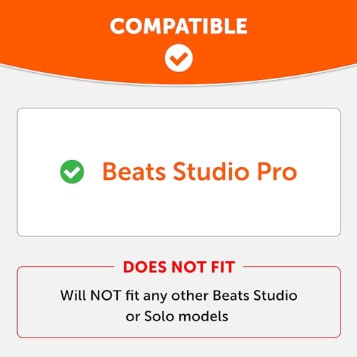WC SweatZ Studio Pro Patented Protective Silicone Earpad Covers for Beats Studio Pro Made by Wicked Cushions Sweatproof Easily Washable Navy - Image 3