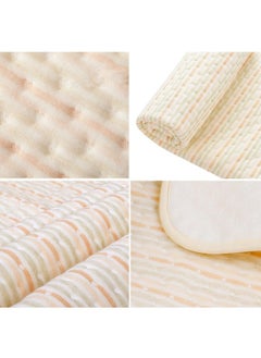 Generic Waterproof Bed Pad Washable Mattress Protector 4 Layer Blanket Sheet Soft and Absorbent Urine Pads (70 * 90) CM for Baby, Toddler, Child,n and Adults with Incontinence  - Image 2