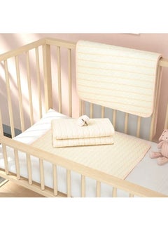 Generic Waterproof Bed Pad Washable Mattress Protector 4 Layer Blanket Sheet Soft and Absorbent Urine Pads (70 * 90) CM for Baby, Toddler, Child,n and Adults with Incontinence  - Image 1