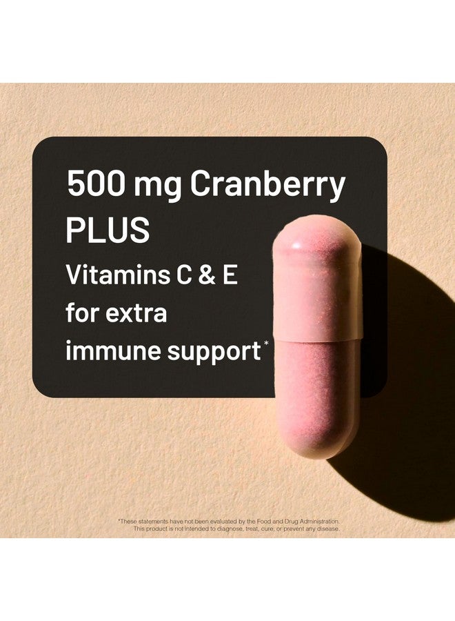 NatureWise Cranberry Pills for Women - Extract Equal to 12,500mg* Cranberry Supplement + Vitamin C & E - Cleansing Urinary Tract & Bladder - Vegan, Non-GMO, Sugar-Free - 60 Capsules[1-Month Supply] - Image 4