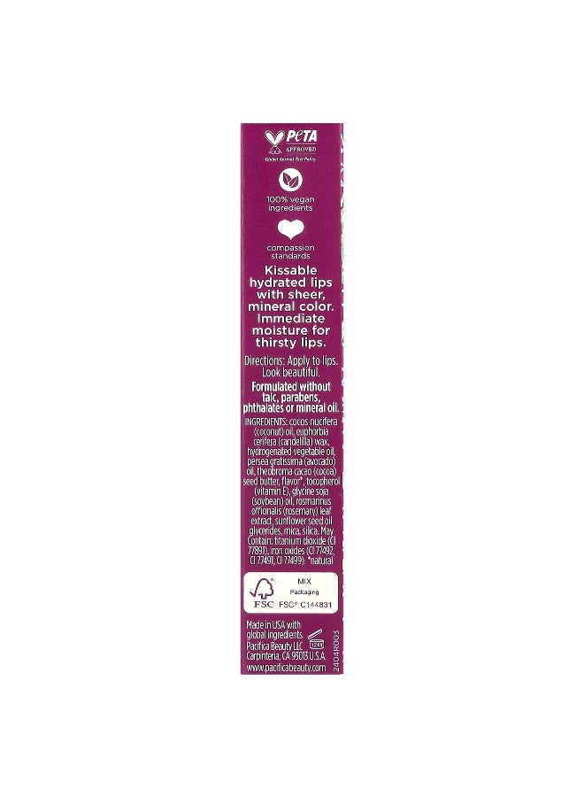 Pacifica Pacifica, Color Quench Lip Tint, Sugared Fig, 0.15 oz (4.25 g)  - Image 3