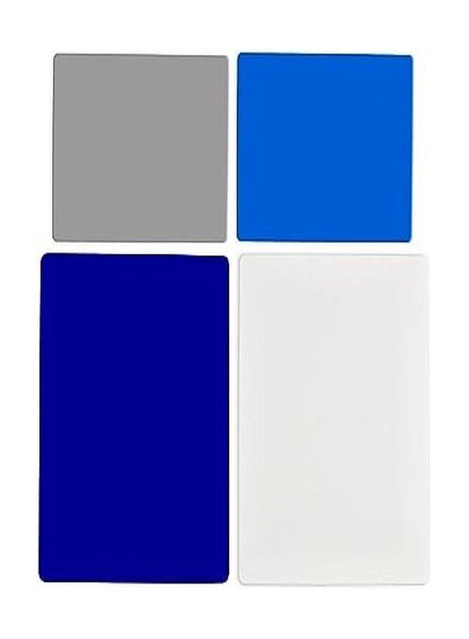 فاربرواير مجموعة حصائر تقطيع مرنة للمطبخ من فاربروير - صنع في الولايات المتحدة الأمريكية - لمنع انتقال العدوى، مقاس 8×10 و11×14 بوصة، تصميم مانع للانزلاق - أداة مطبخ أساسية سهلة التنظيف، 4 قطع - Image 1