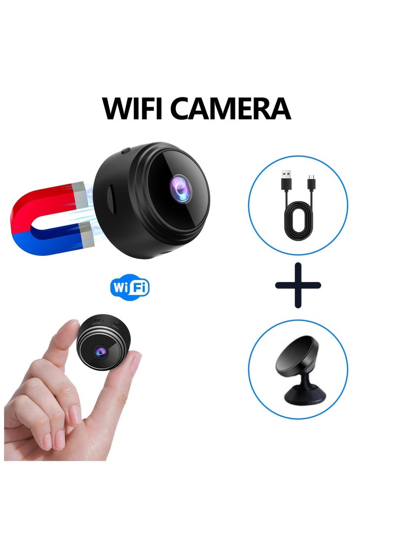 Generic Multi-Function Remote Camera HD WiFi Camera Wireless WiFi Indoor Remote HD Camera Real-Time Mobile Phone Photography, Mobile Phone Video Recording, Easy and Convenient Use, Go Out with Confidence, Watching Elderly, Children and  - Image 1