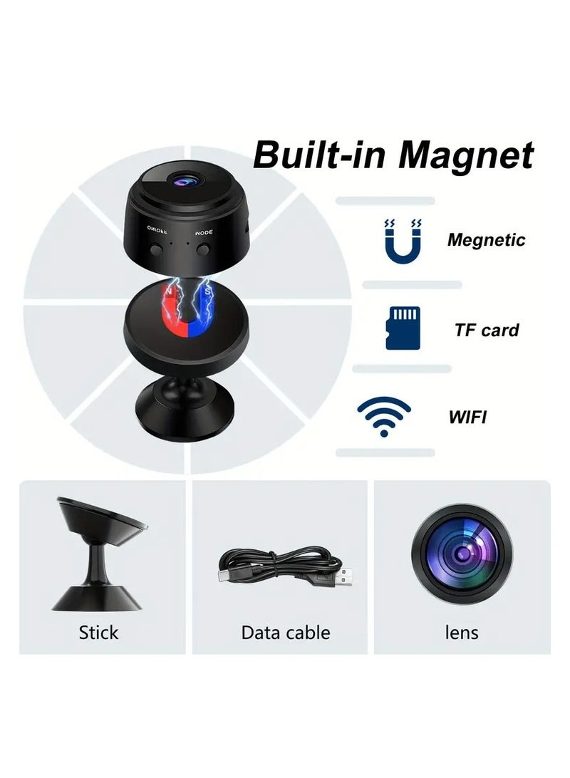 Generic Multi-Function Remote Camera HD WiFi Camera Wireless WiFi Indoor Remote HD Camera Real-Time Mobile Phone Photography, Mobile Phone Video Recording, Easy and Convenient Use, Go Out with Confidence, Watching Elderly, Children and  - Image 2