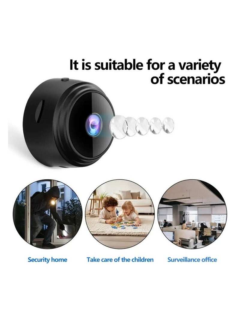 Generic Multi-Function Remote Camera HD WiFi Camera Wireless WiFi Indoor Remote HD Camera Real-Time Mobile Phone Photography, Mobile Phone Video Recording, Easy and Convenient Use, Go Out with Confidence, Watching Elderly, Children and  - Image 3