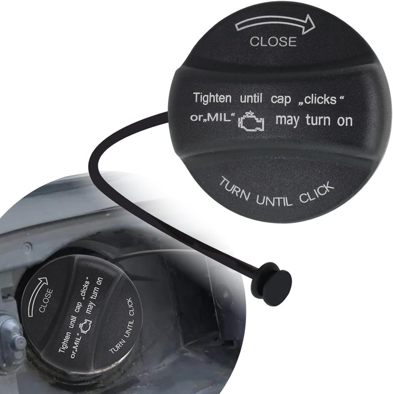 Lqito Fuel Tank Filler Cap Gas Cap Compatible With BMW 325i 328i 330i 525i 528i 530i X1 X2 X3 X4 X5 X6 320i 335i 428i gt 650i 740i 745i 750i E39 E46 E60 E90 M3 M4 M5 Z4 Mini Cooper Replace#16117222391 - Image 2