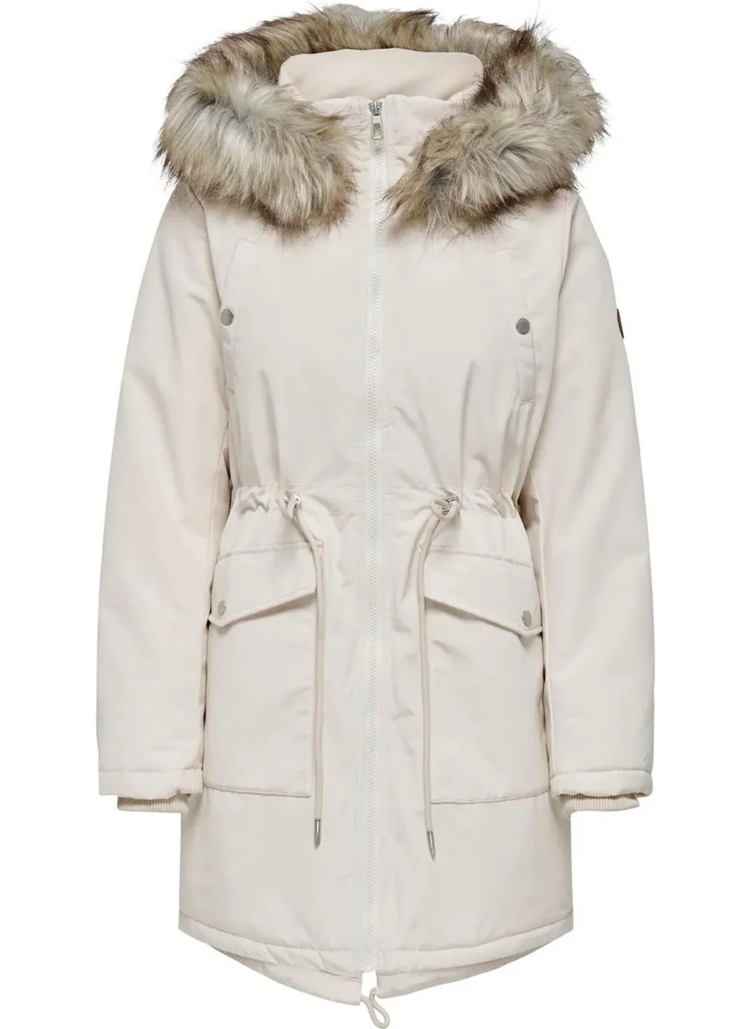 اونلي Women's Fur Hooded Parka Coat - 15322159