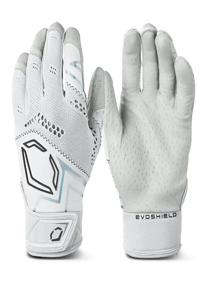 قفازات الضرب EvoShield Pro-SRZ™ V2 للبالغين - أبيض فريق، صغير