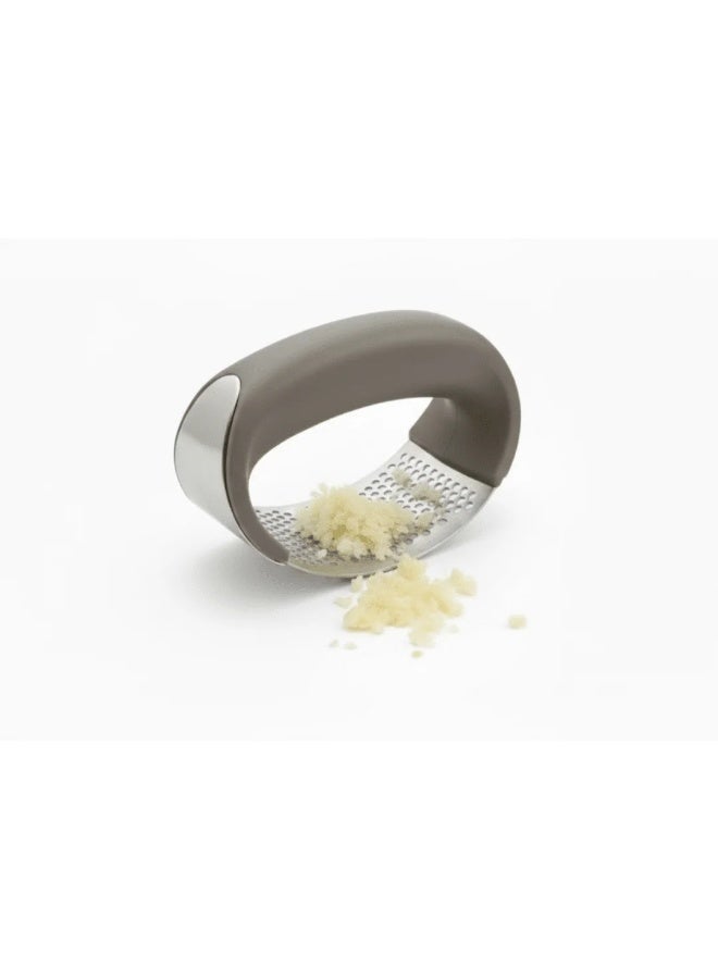 Danny Home Stainless Steel Garlic Press with Ergonomic Handle - Image 1