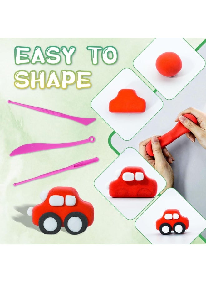 Air Dry Clay - 36 Colors Modeling Clay for Kids, Boys and Girls, Air Dry Clay Bulk Kit for Adults with 3 Sculpting Tools and Instructions, Safe, Non-Toxic, DIY Model Magic Clay Gifts Kids Toys - Image 1