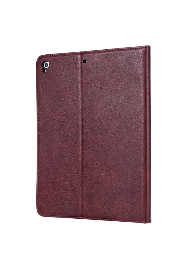 NIBEMINENT Knead Skin Texture Horizontal Flip Leather Cover For Apple iPad9.7 /Air / Air 2/Pro 9.7 Wine Red  - Image 2