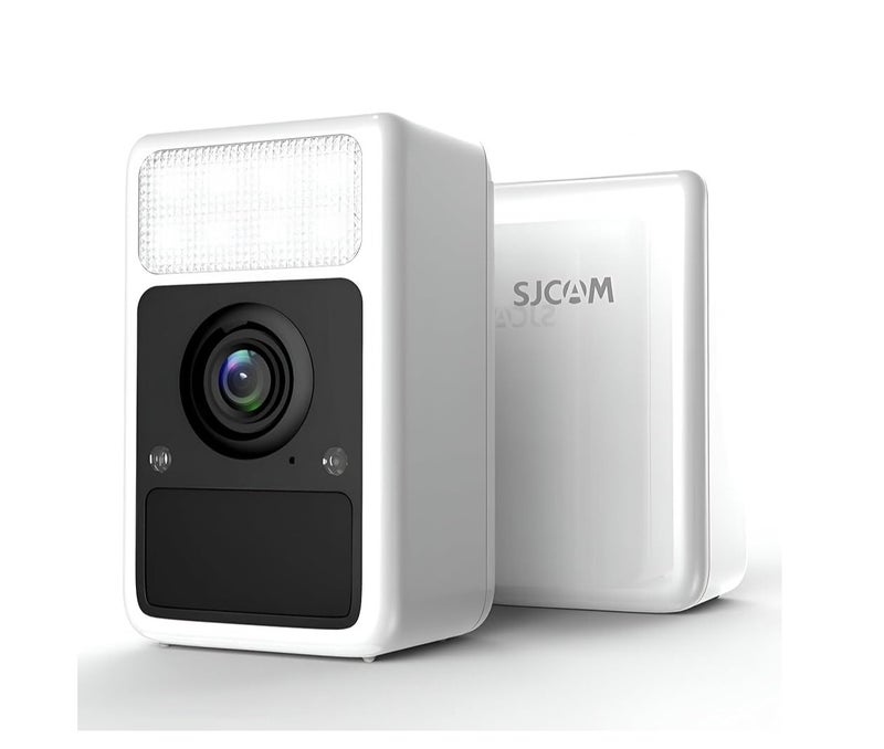 أس جي كام كاميرا المراقبة المنزلية Sjcam S1 - دقة 2K (4 ميجابكسل) عالية الوضوح، رؤية ليلية، اتصال لاسلكي (Wi-Fi)، مقاومة للماء، مزودة بمستشعر حركة (PIR)، للاستخدام الخارجي، لون أبيض. - Image 5