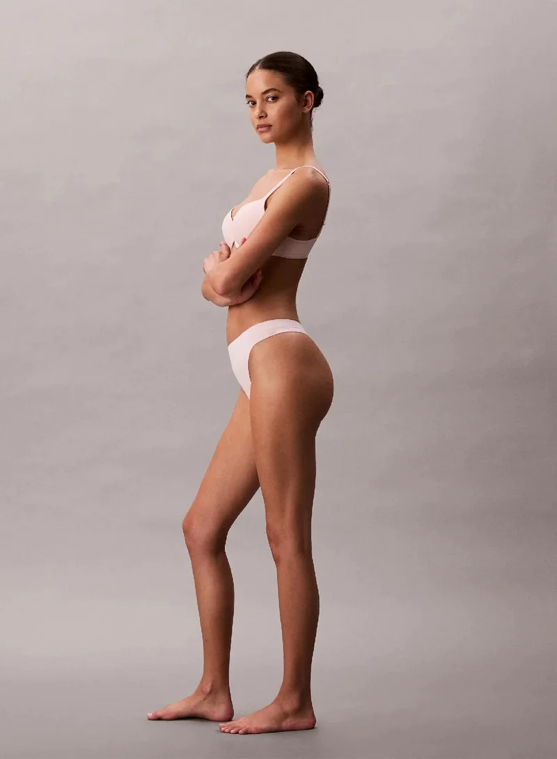 Calvin Klein Eggshell Pink Thong - Bonded Flex Seamless for Women | Best Price UAE