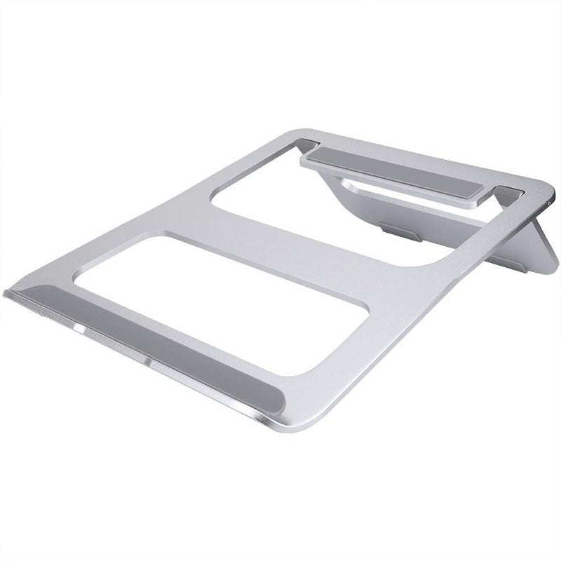 Aluminum Alloy Foldable Laptop Stand with Heat Dissipation and Cable Storage Hole - Image 3
