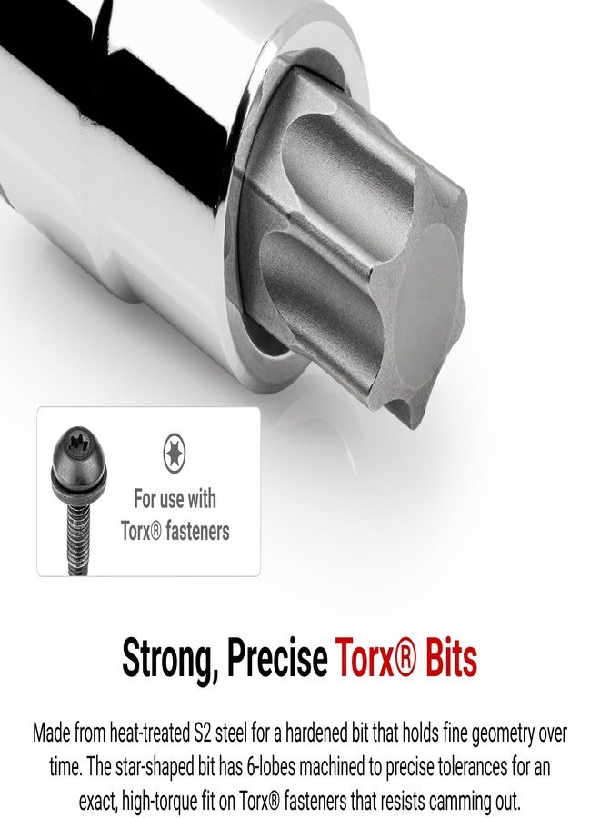 TEKTON 1/2 Inch Drive x T55 Torx Bit Socket | SHB24255 - Image 2