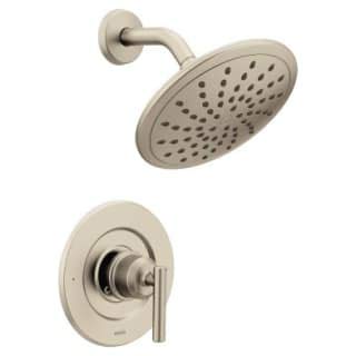 Moen Gibson Brushed Nickel 8-Inch Wide High Pressure Modern Rainshower Shower Head Set with Lever Handle Kit for Bathtub, Valve Required, T3002EPBN - Image 2