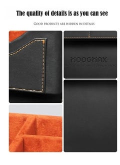 MOOGMAX Car Seat Gap Filler Leather Car Box Organizers and Storage Front Seats Interior Automotive Essentials - Car Accessories for Phones, Glasses, Keys, Cards  - Image 4