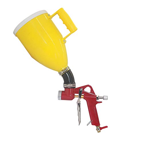 Joywayus Air Hopper Spray Gun with 4.0mm/6.0mm/8.0mm Nozzle Paint Texture Drywall Painting Sprayer, Yellow, 0.79 Gallon (3 L) Elbow - Image 5