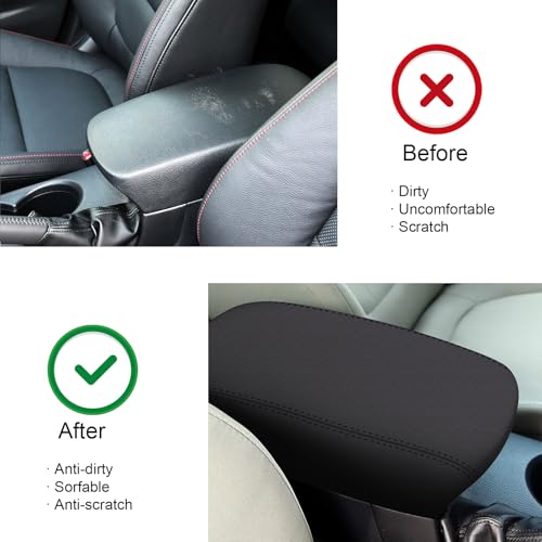 faccaibbg Center Console Cover for Mazda CX5CX5 20132015Waterproof Leather AntiScratch Armrest Cover for 2013 2014 2015 Mazda CX5CX5 Accessories - Image 3