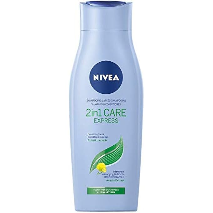 Nivea 2IN1 Care Express Shampoo - 2 x 250 ml