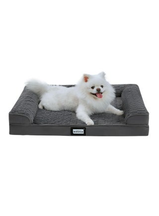 BALANCE Orthopedic Dog Bed, Egg Crate Foam Dog Couch for Pet Sleeping, Pet Sofa with Removable Washable Cover & Nonskid Bottom, Comfy Dog Bed for Medium Size Dog, Grey - pzsku/Z7B14CE152E4DC23632ABZ/45/_/1737032029/f21d9c4c-59f9-486a-befd-99413001d5c8