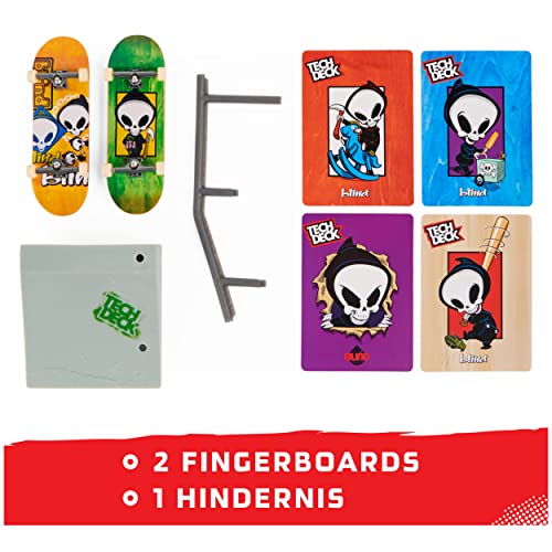 Tech Deck, Blind Skateboards Versus Series, Collectible Fingerboard 2 Pack and Obstacle Set, Kids’ Toy for Ages 6 and up - Image 2