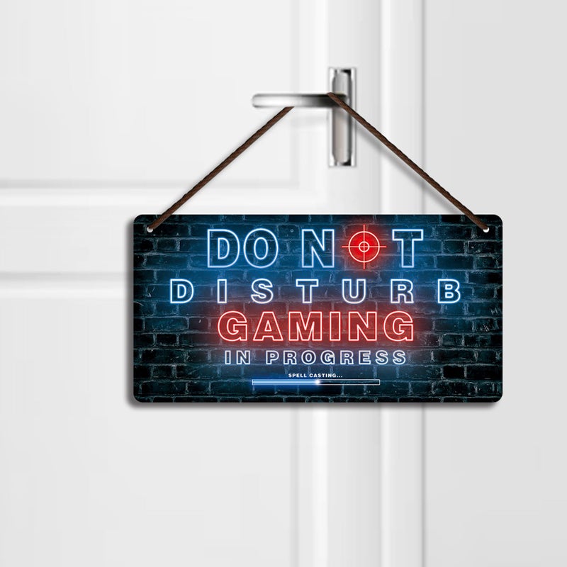 Fun-Plus Little Man Cave Sign, Game Room Decor for Boys, Gaming Room Wall DÃ©cor, Gamer's Room Must Have, Do Not Disturb Gaming is in Progress - Image 4