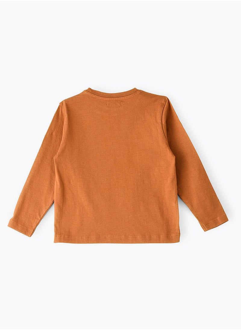 JAM Knit t-shirt with sequins work at front  - Image 2