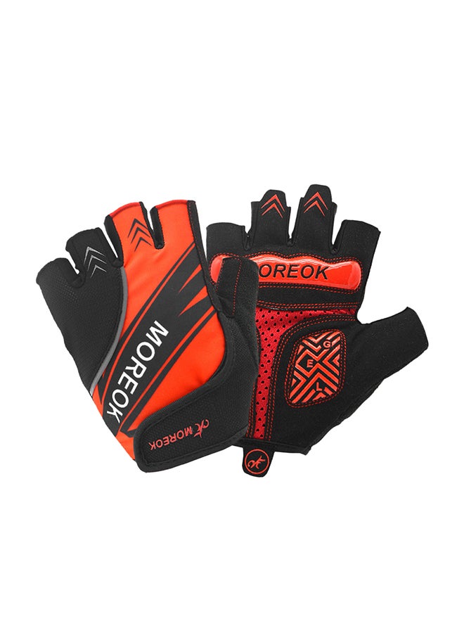 موريوك قفازات ركوب الدراجات بتصميم نصف إصبع من قطعتين - Image 1