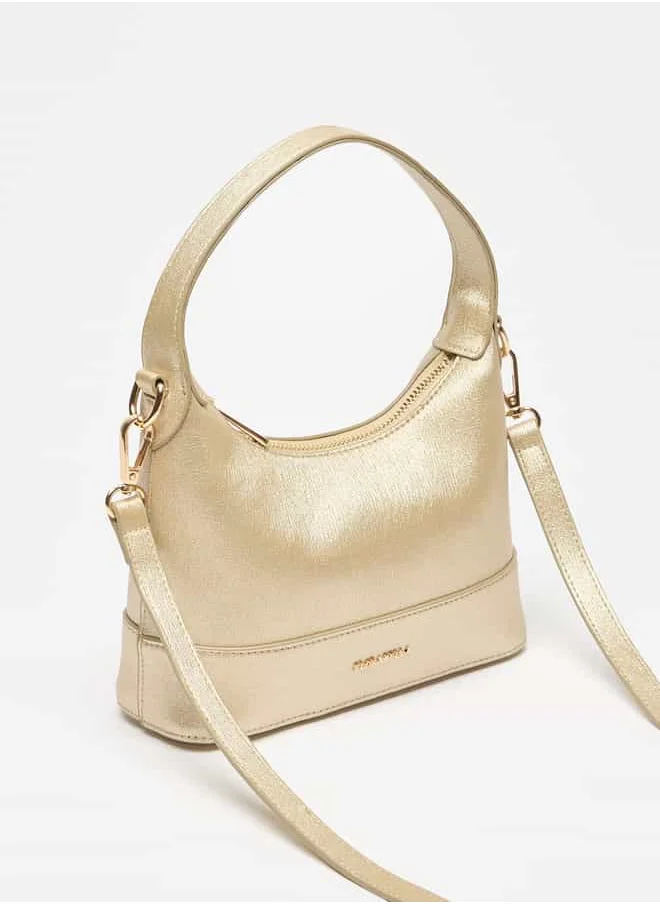 فلورا بيلا من شو إكسبرس Women Textured Crossbody Bag with Zip Closure and Adjustable Strap