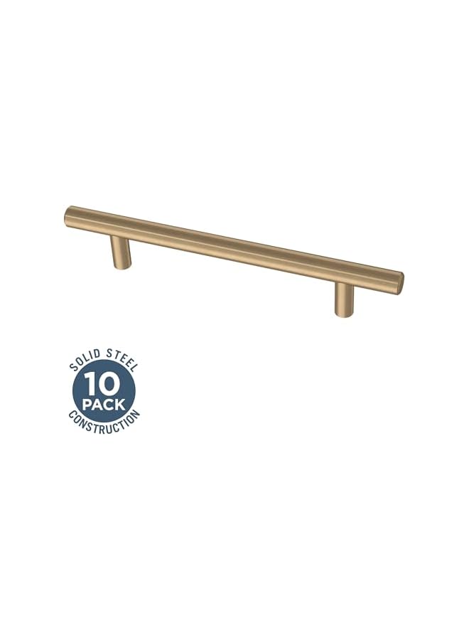 promass Bar Cabinet Pull, Champagne Bronze, 5-1/16 in (128mm) Drawer Handle, 10 Pack, P01026Z-CZ-B - Image 3